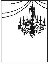 Embossing Folder / 10,8x14,6cm / Chandalier