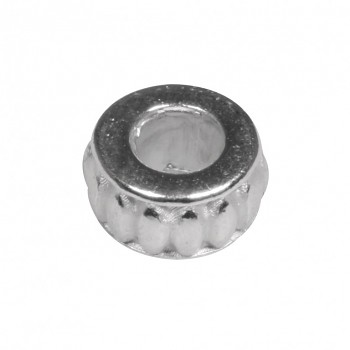 Metal- Round, 9mm / silver