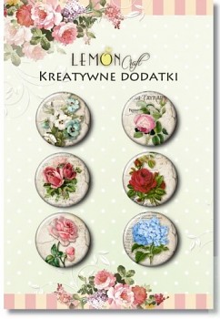 Flowers - vintage / buttonky