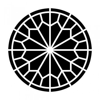 Mini šablóna / 6x6" / Rose Window