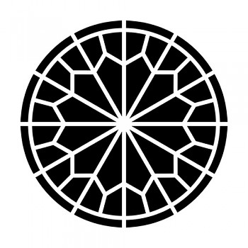 Mini Template / 6x6" / Rose Window