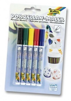 Porcelain markers / 5pcs