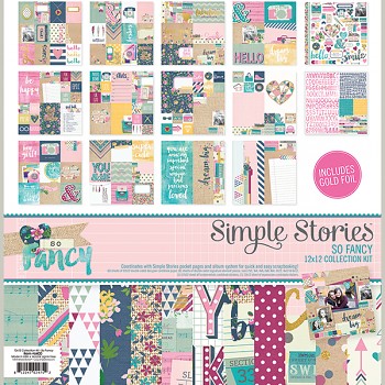 So Fancy 12x12 - Collection Kit / sada papierov a samolepiek  