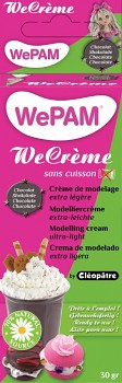 WeCREME Schokolade 30 g Masse, um Schlagsahne imitieren