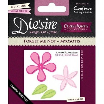 Die'sire Classiques - 3D Flower - Forget Me Not