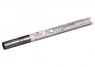 Acryl-Marker 1-2mm / silber