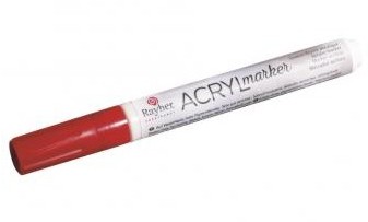 Marker akrylowy 2-4mm / klasyczny czerwony