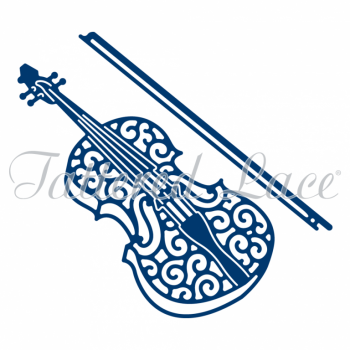 Vyrezávacia šablóna / Lace Violin