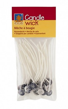 Wick for candles / 8cm / 25pcs