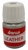 Leather paint 30ml / silver