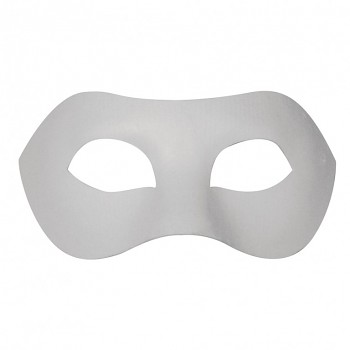 Maska z papier maché Domino / 20x10 cm