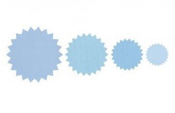 Sizzix Framelits Schablonen-Set / Circles zig-zag