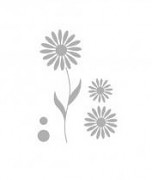 Punching stencil Set: Build a Daisy