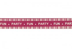 Washi Klebeband 1,5cm x 10m / Fun Party