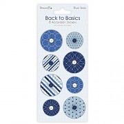 Blue Skies Accordion Stickers