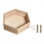 Wooden tray / 23x19,8x8cm