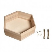 Holz Tray / 23x19,8x8cm