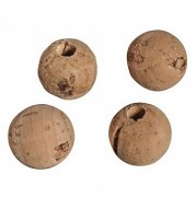 Cork beads / 20mm / 4pcs 