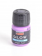 Pentart farba akrylowa Glow in the Dark 30ml / purple