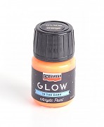 Pentart farba akrylowa Glow in the Dark 30ml / orange