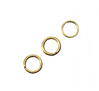 Ring 25 pcs / 7mm / gold