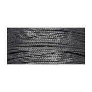 Wax cord with nylon core / ø 0.6mm / spool 10m / dark grey