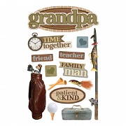 3D samolepky / Grandpa