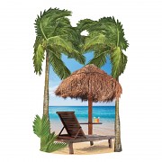 Sticker - 3D / Tropical Beach