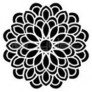 Šablona na FIMO mini - 017 - mandala 4