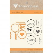 Diamond Press - Word Dies Thanks and Flowers