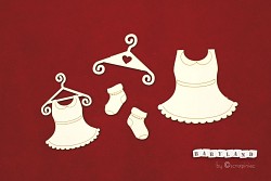 Chipboards - Babyland - dress set