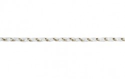 Deco cord Jule / 3mm / 1m / white-gold