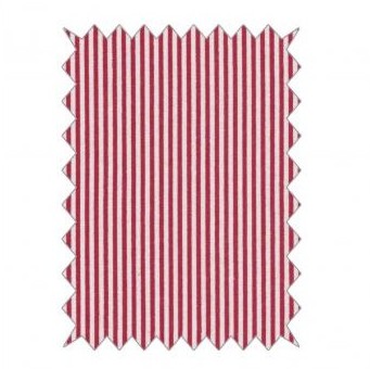 Cotton-fabric 100x70cm / stripes classical red