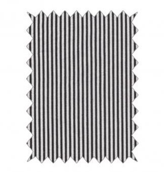 Cotton-fabric 100x70cm / stripes black