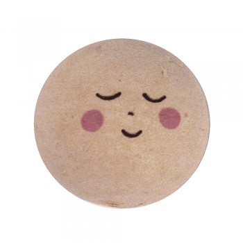 Head of cotton wool: face of an angel / 30mm / 1pc