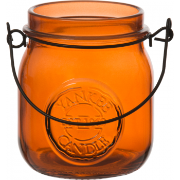 YANKEE CANDLE Tea candle glass JAM JARS / Orange / 7x6,5cm
