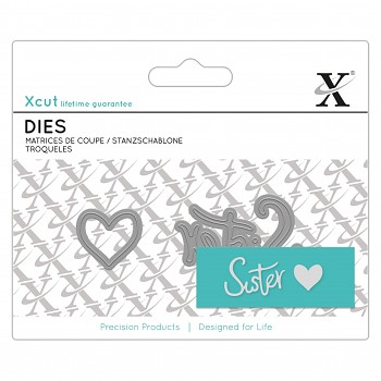 Mini Sentiment Die (2pcs) - Sister