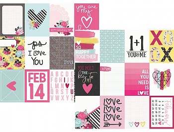 Love & Adore 3x4 Journaling Card Elements
