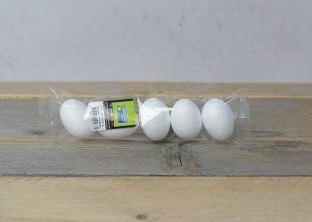 Polystyrénové vajíčka 5ks / 6 cm 