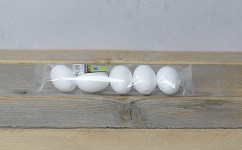 Styropor eggs 5pcs / 4,5 cm
