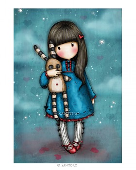 Gorjuss Hush Litle Bunny - Postcard / 10,5x15cm 