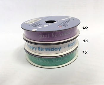 Ribbon / 12 / Birthday Wishes