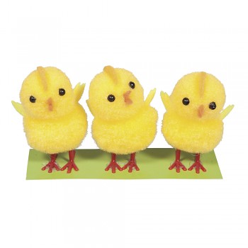 Fleece chick / 4,5cm / 3pcs