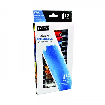 Sada Studio Aquarelle watercolours 12 x 12 ml