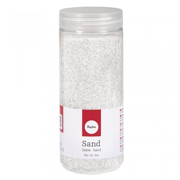 Sand, fine, 0.1-0.5mm, box 475ml, white