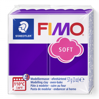 Fimo soft fialová (63)
