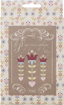 Tilda papierové EPP šablóny Flowers Folkart / 192ks 