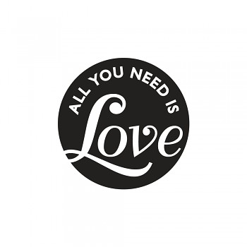 Label / All you need is Love / 4,5cm 
