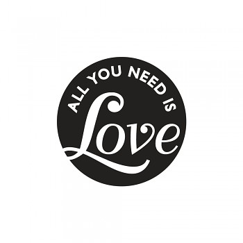 Label / All you need is Love / 4,5cm