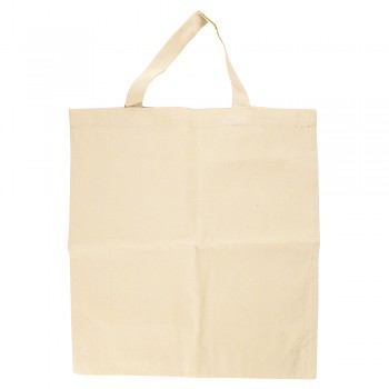 Baumwoll-Tasche / 42x38cm / beige